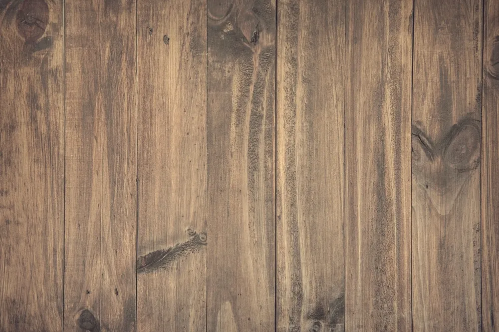 Close view of a wood plank floor